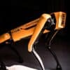 a close up of a hair dryer in the dark